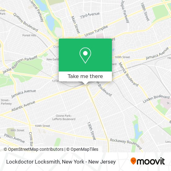 Lockdoctor Locksmith map