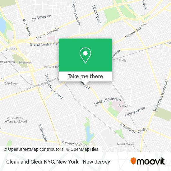 Clean and Clear NYC map