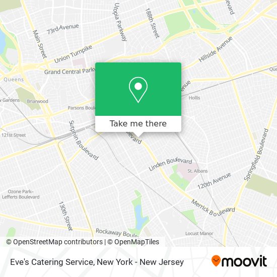 Mapa de Eve's Catering Service