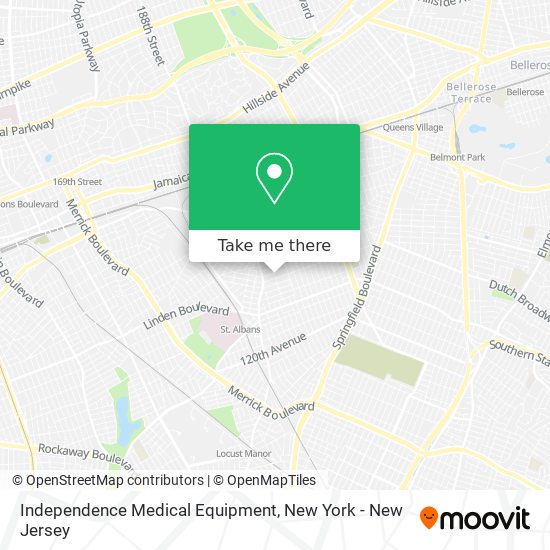 Mapa de Independence Medical Equipment