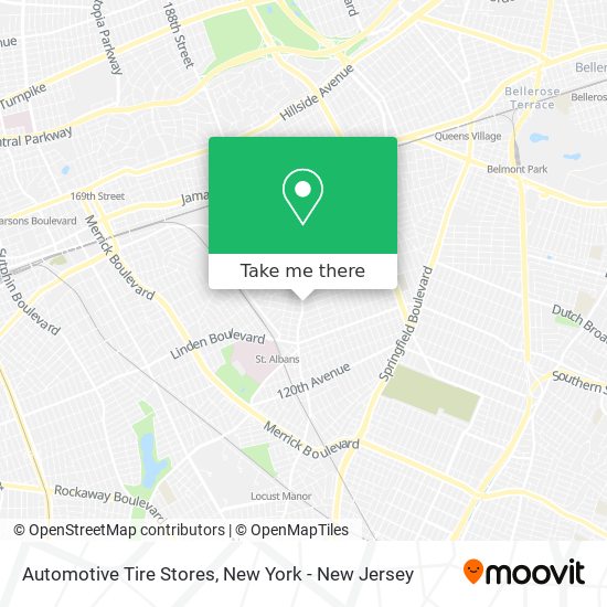 Mapa de Automotive Tire Stores