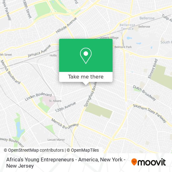 Africa's Young Entrepreneurs - America map