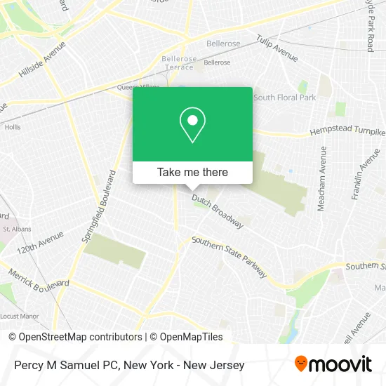 Percy M Samuel PC map