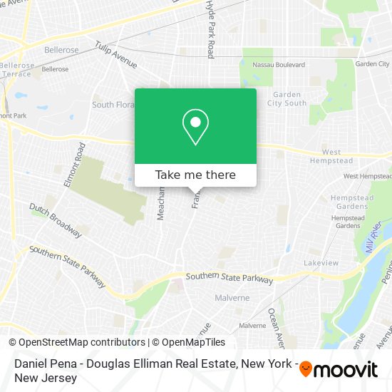 Daniel Pena - Douglas Elliman Real Estate map