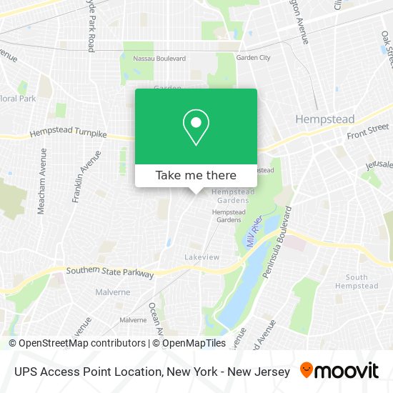 Mapa de UPS Access Point Location