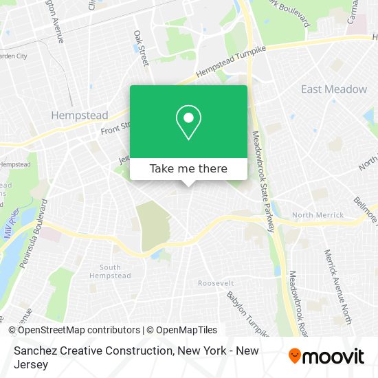 Sanchez Creative Construction map