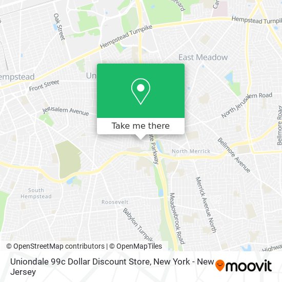 Uniondale 99c Dollar Discount Store map