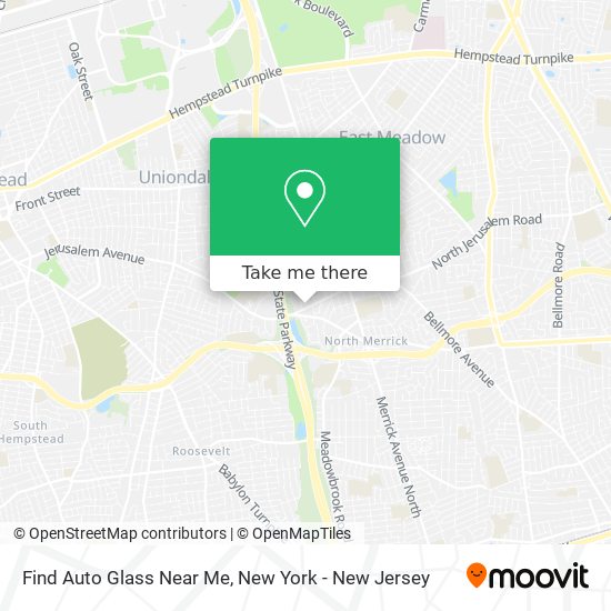 Mapa de Find Auto Glass Near Me