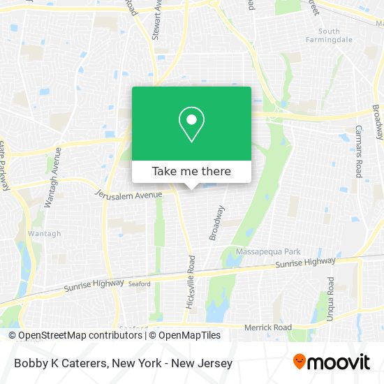 Bobby K Caterers map