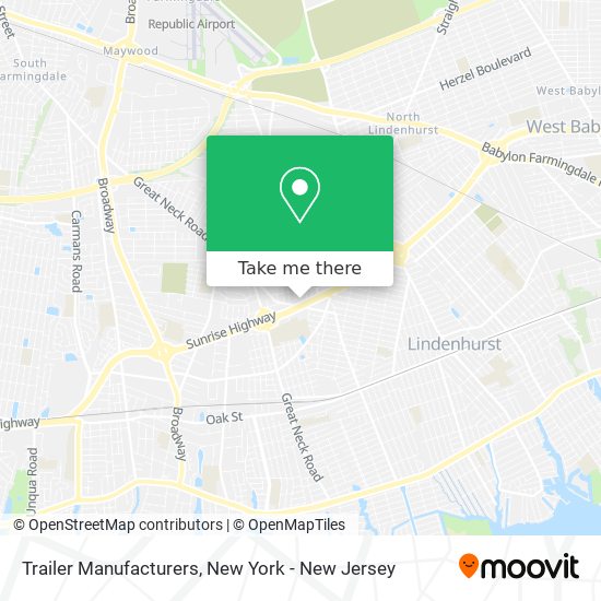 Trailer Manufacturers map