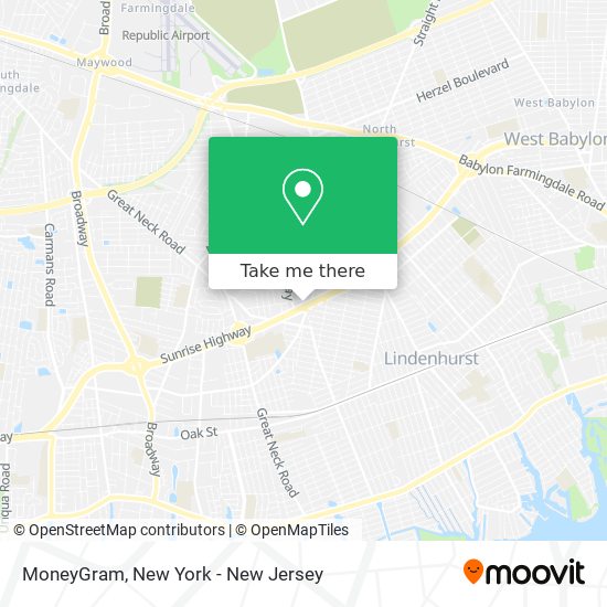 MoneyGram map