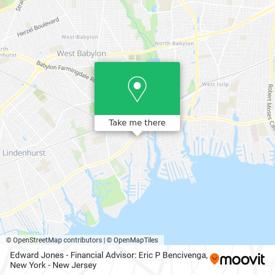 Mapa de Edward Jones - Financial Advisor: Eric P Bencivenga