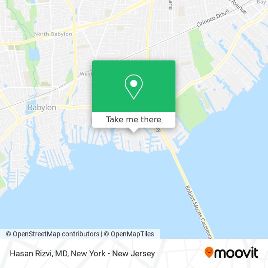 Hasan Rizvi, MD map