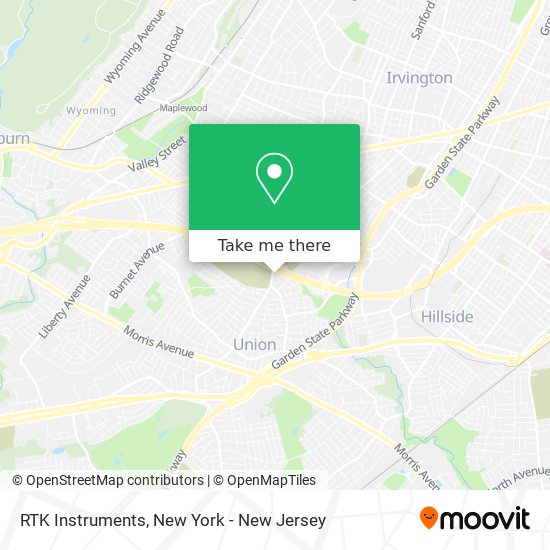 RTK Instruments map