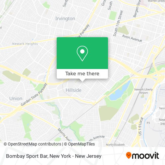 Mapa de Bombay Sport Bar