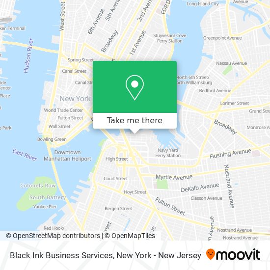 Mapa de Black Ink Business Services