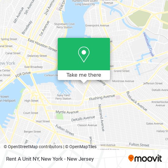 Mapa de Rent A Unit NY