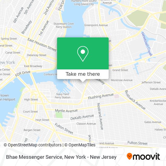 Mapa de Bhae Messenger Service