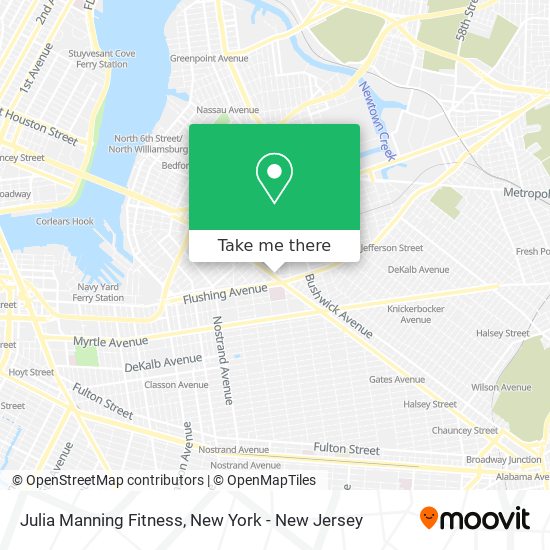Mapa de Julia Manning Fitness