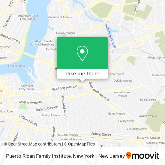 Puerto Rican Family Institute map