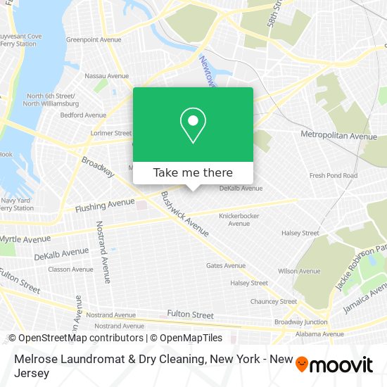 Mapa de Melrose Laundromat & Dry Cleaning