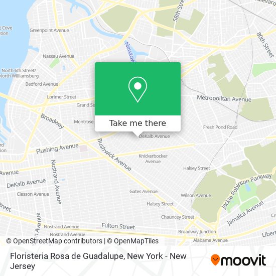 Mapa de Floristeria Rosa de Guadalupe