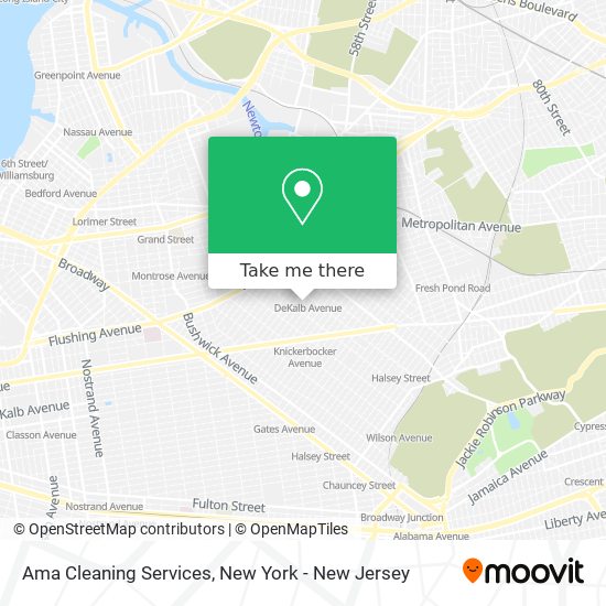 Ama Cleaning Services map