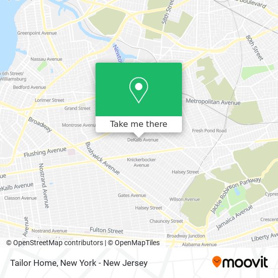 Tailor Home map