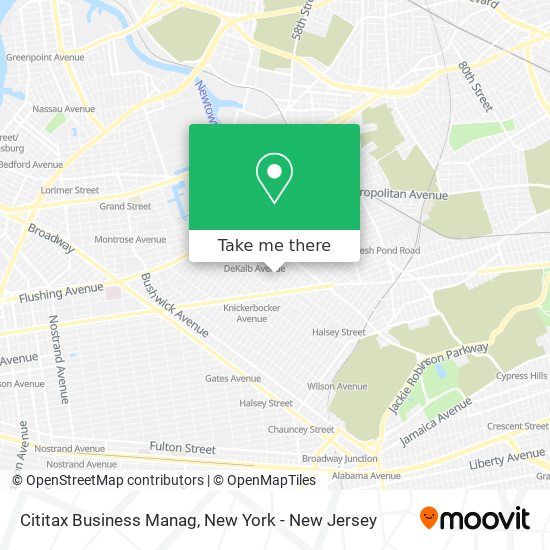 Cititax Business Manag map