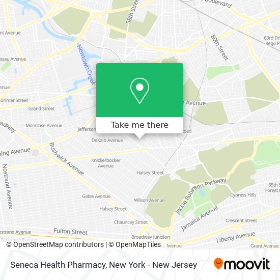 Seneca Health Pharmacy map