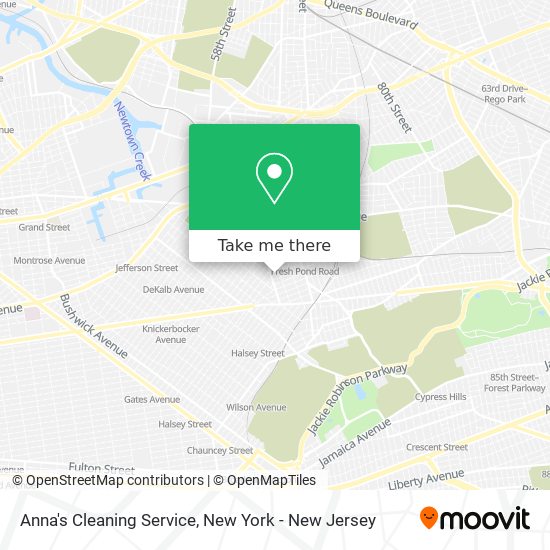 Mapa de Anna's Cleaning Service