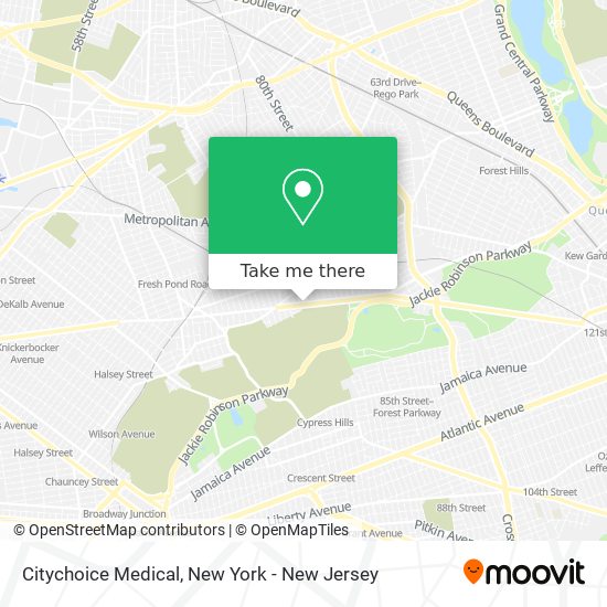 Citychoice Medical map