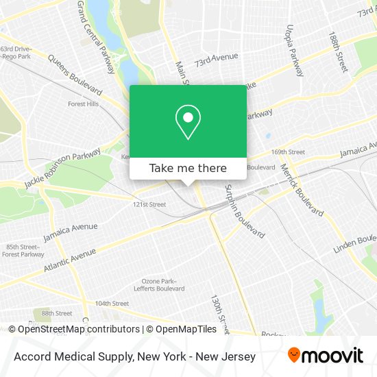 Accord Medical Supply map