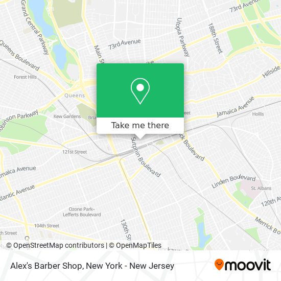 Mapa de Alex's Barber Shop