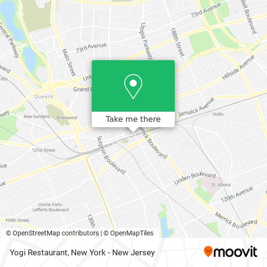 Yogi Restaurant map