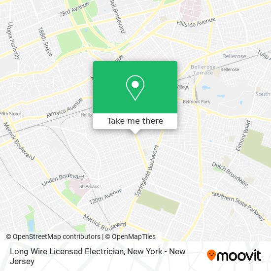 Long Wire Licensed Electrician map