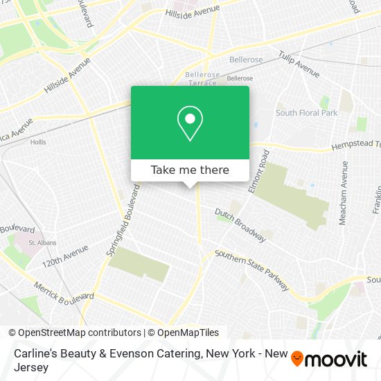 Carline's Beauty & Evenson Catering map