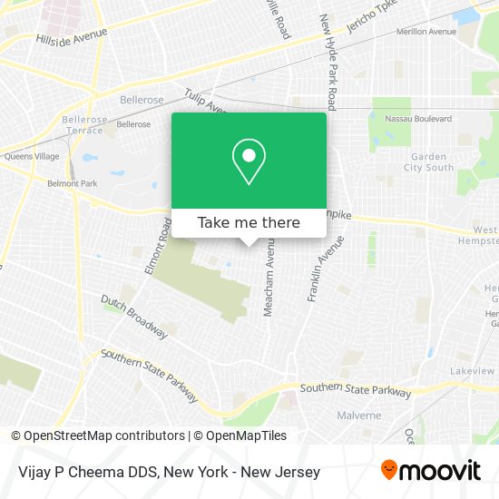 Vijay P Cheema DDS map