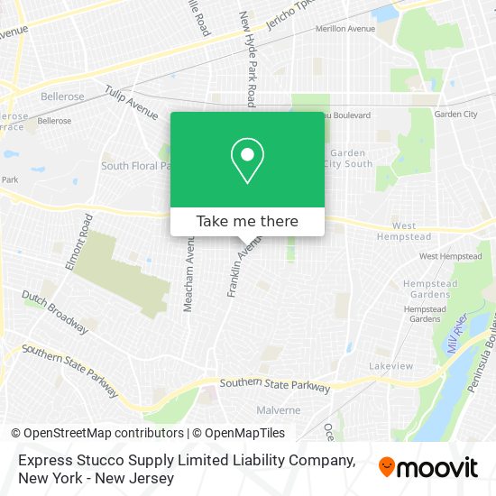 Express Stucco Supply Limited Liability Company map