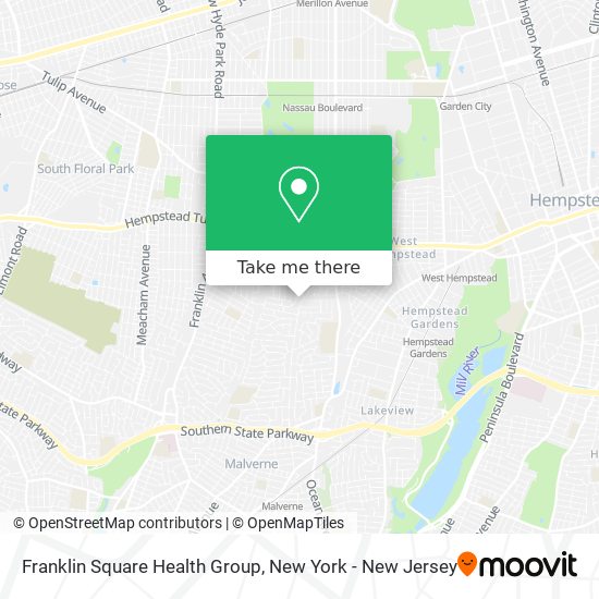 Mapa de Franklin Square Health Group