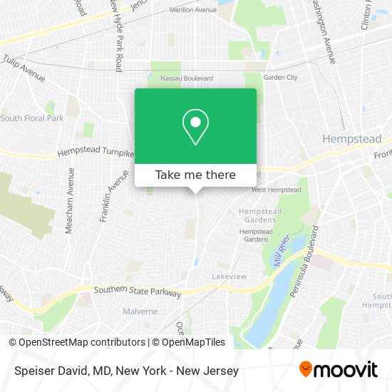 Speiser David, MD map