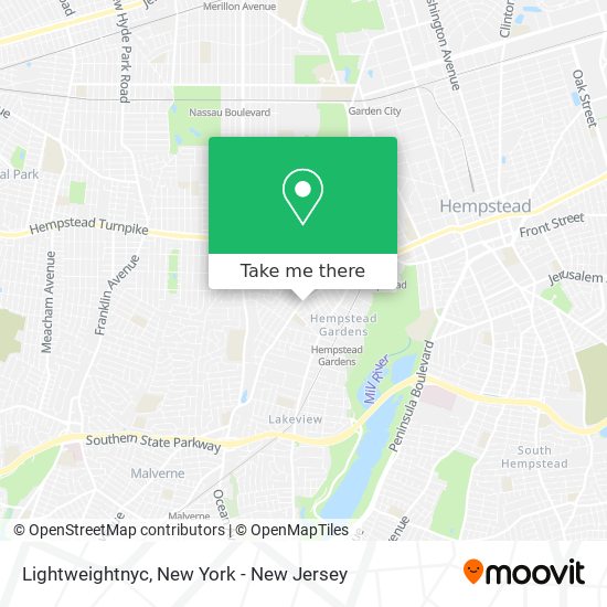 Mapa de Lightweightnyc