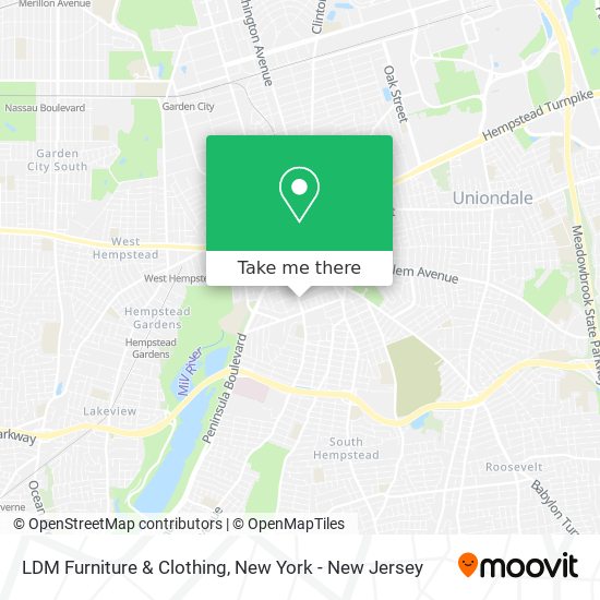 LDM Furniture & Clothing map