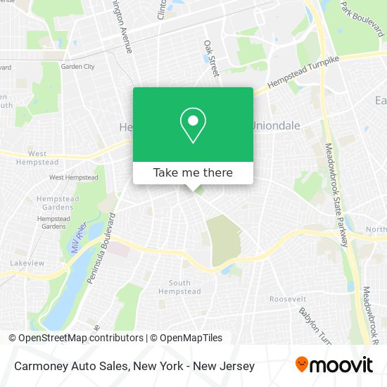 Carmoney Auto Sales map