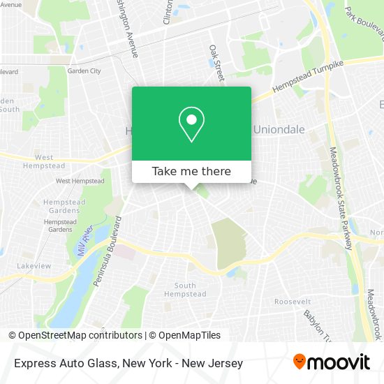 Express Auto Glass map