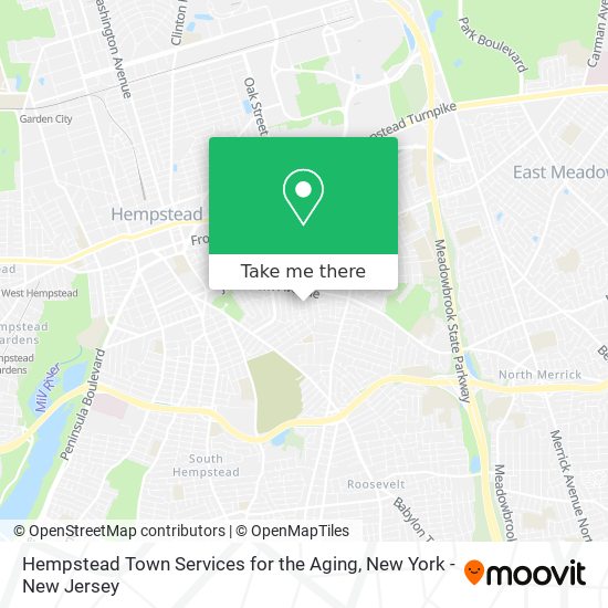 Mapa de Hempstead Town Services for the Aging