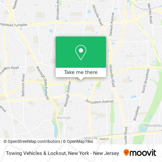 Mapa de Towing Vehicles & Lockout