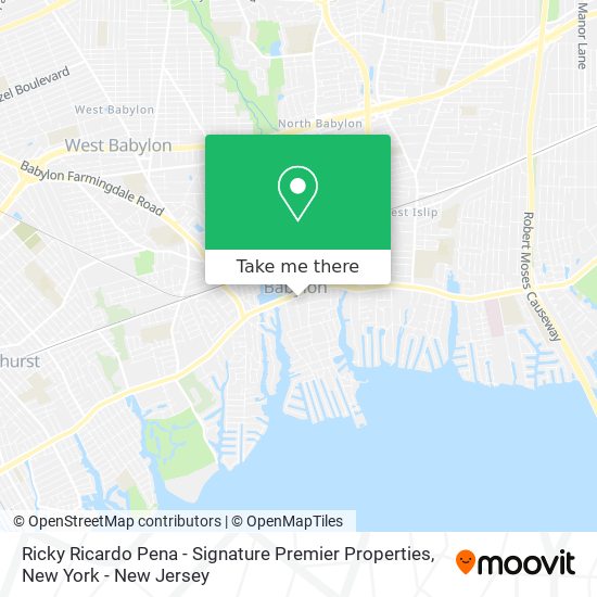 Mapa de Ricky Ricardo Pena - Signature Premier Properties
