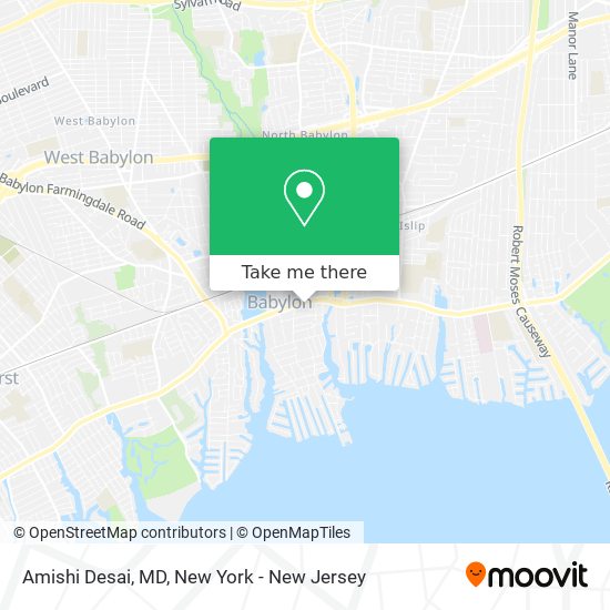 Amishi Desai, MD map