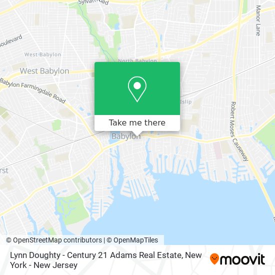 Lynn Doughty - Century 21 Adams Real Estate map